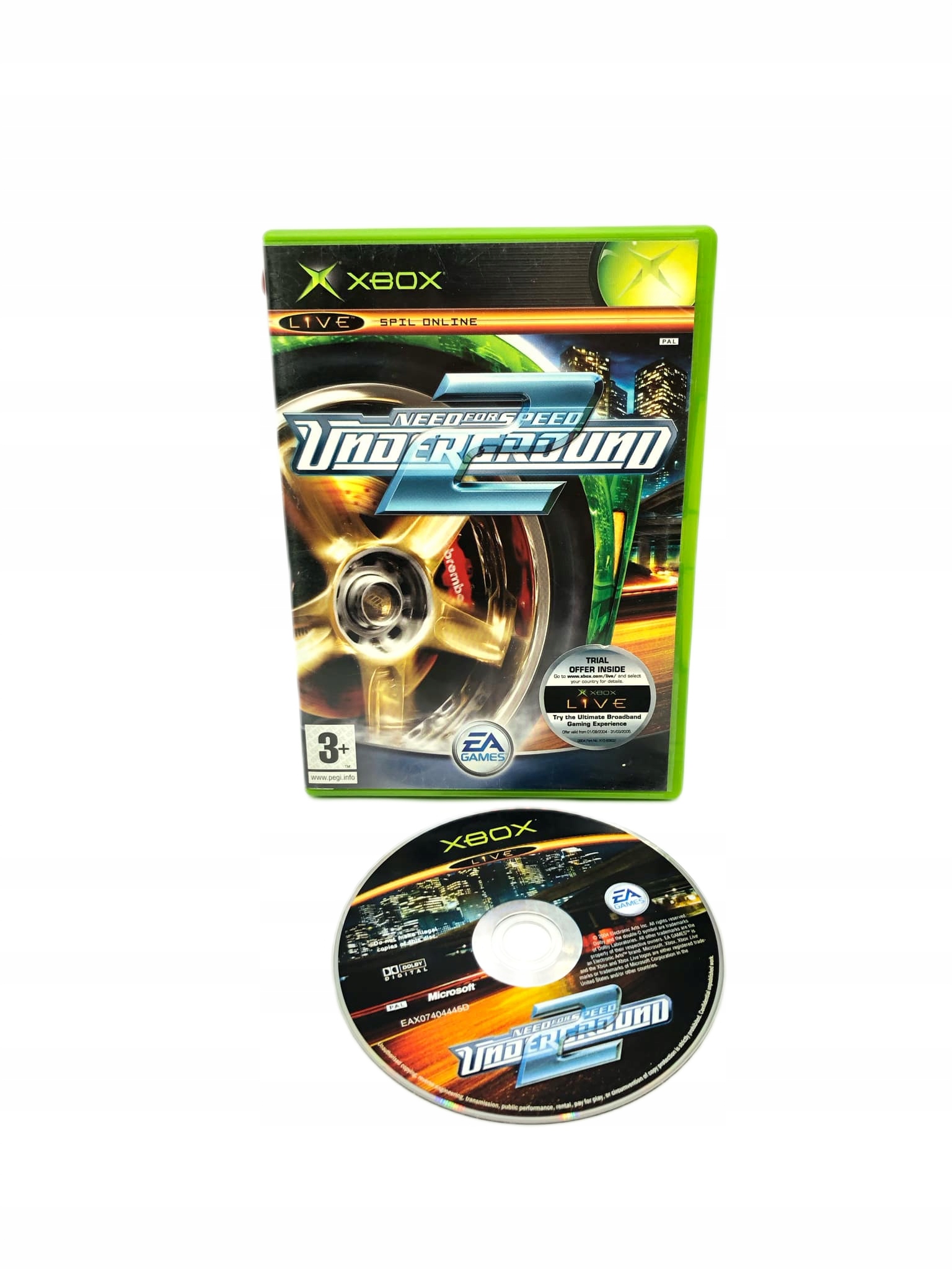 Need For Speed Underground 2 Xbox pudełkowa