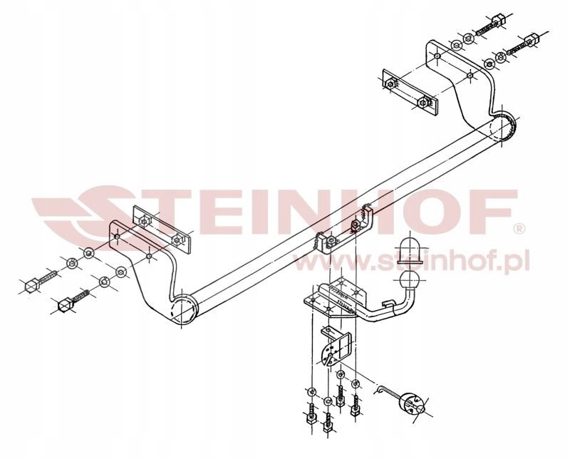 M-096/STE HAK HOLOWNICZY MERCEDES W 168 1997-2004 Producent Steinhof