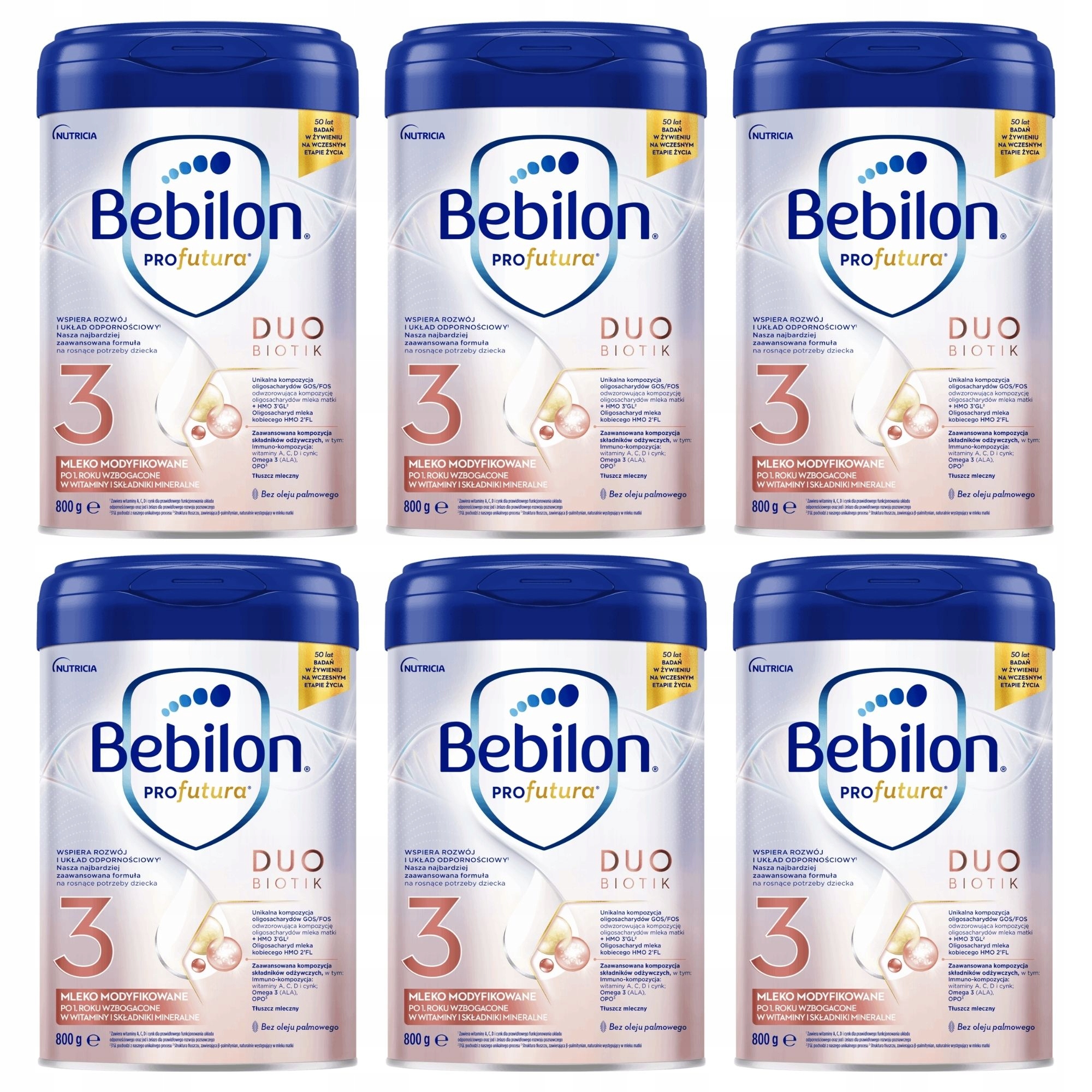 Bebilon Profutura 3 DUO BIOTIK ZESTAW 6x 800 g