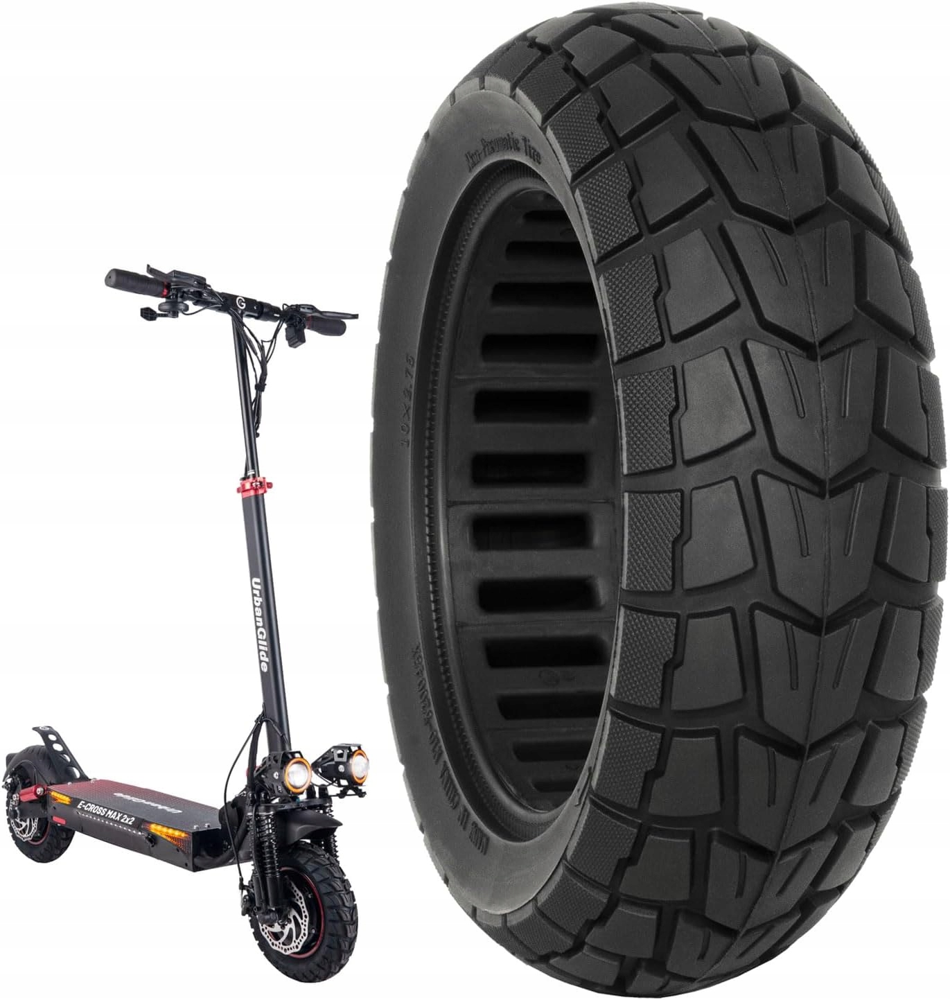 Opona do hulajnogi 10 x 2,75 pasuje m.in do Kukirin G2 Cross Pro