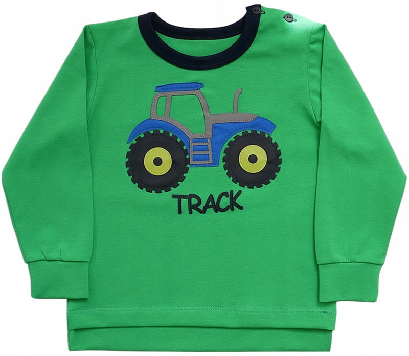 

Bluzka dla Chłopca z Traktorem Aipi 116 zielona