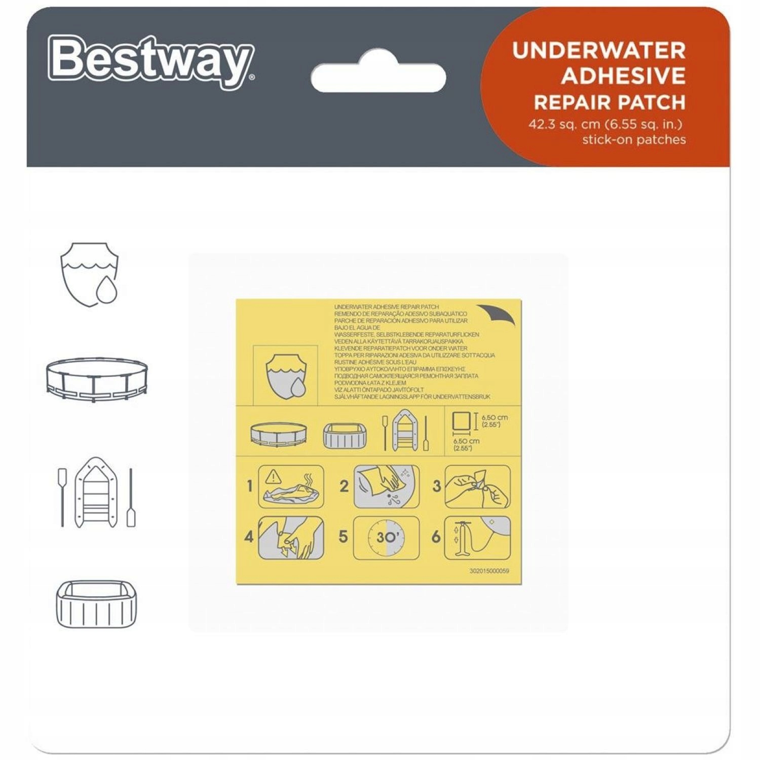 

Samoprzylepne Łatki do Basenów Bestway