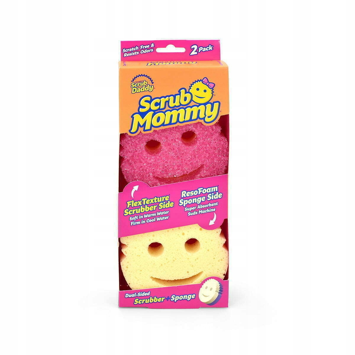 

Magiczna gąbka Scrub Daddy Scrub Mommy różowa 2szt