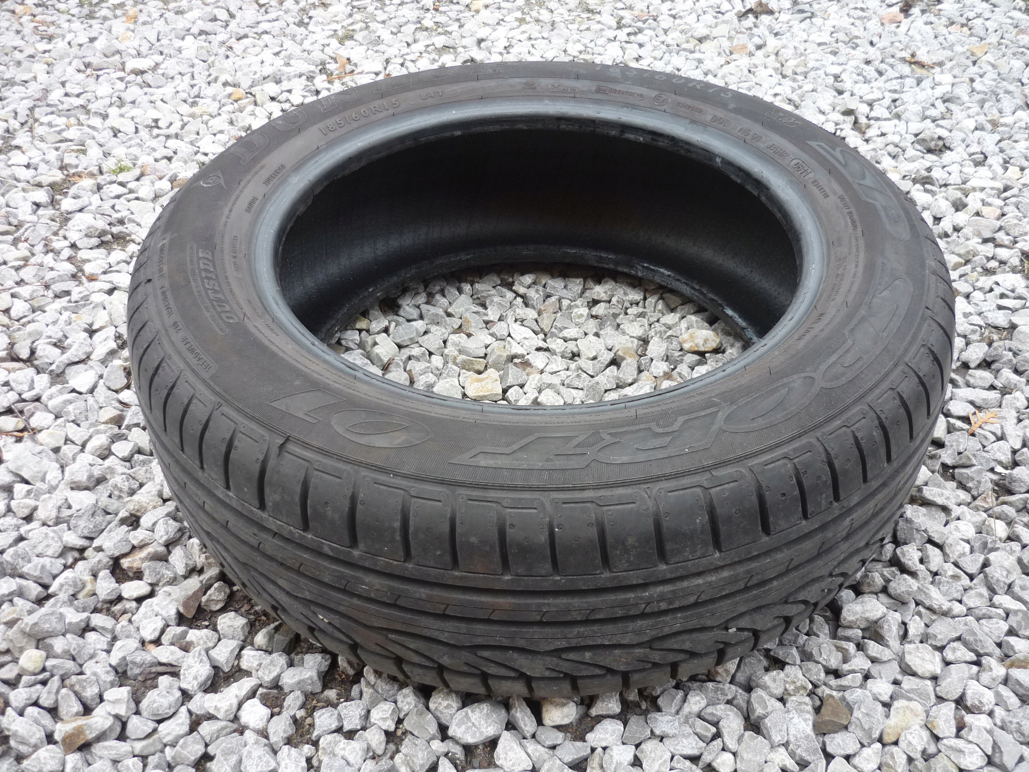 OPONA LETNIA 6,8MM 1SZT DUNLOP 185/60 R15 Klasa premium