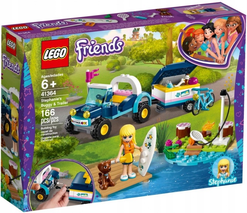 Lego 41364 Friends Vozík s přívěsem Stephanie