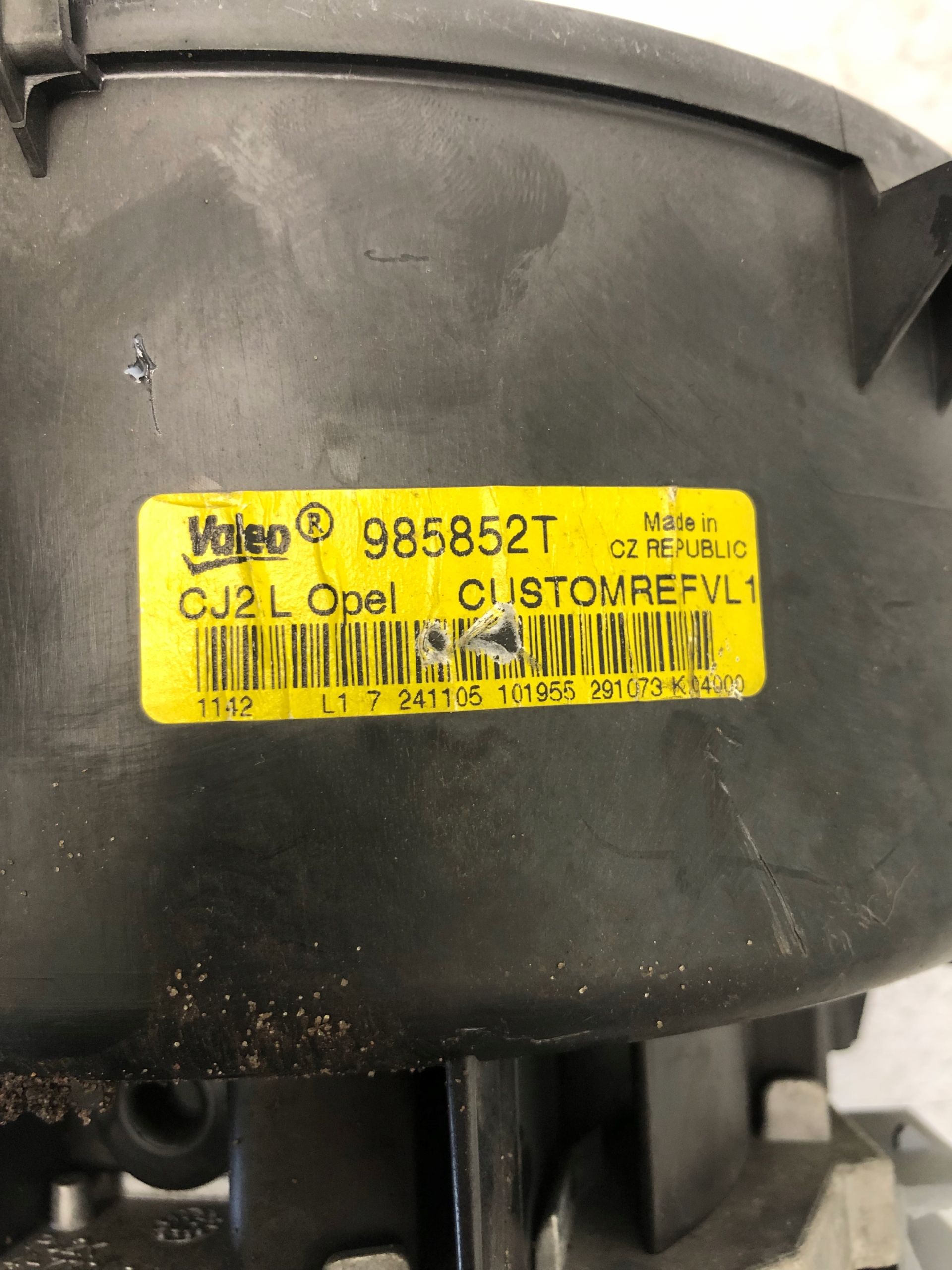 DMUCHAWA Lüfter OPEL VECTRA C LIFT 985852T