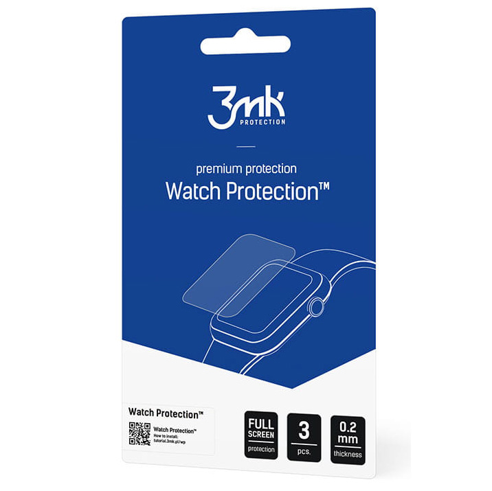 Folia ochronna 3mk do Garmin Forerunner 265, 3 szt Kod producenta F-3mk Watch Protection ARC(290)