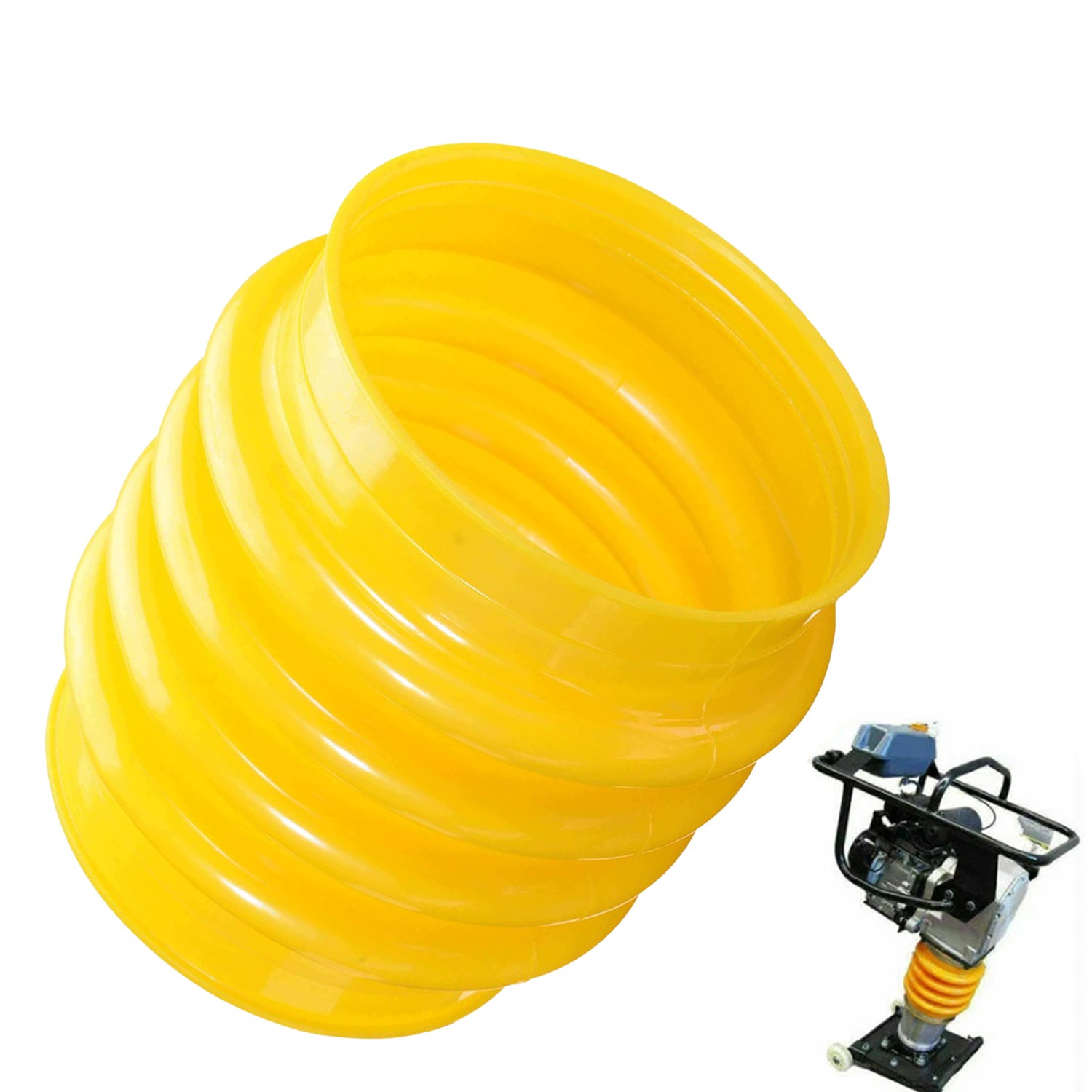 Žluté měchové boty 22 cm/8,7'' De pro vibrační skákací desku