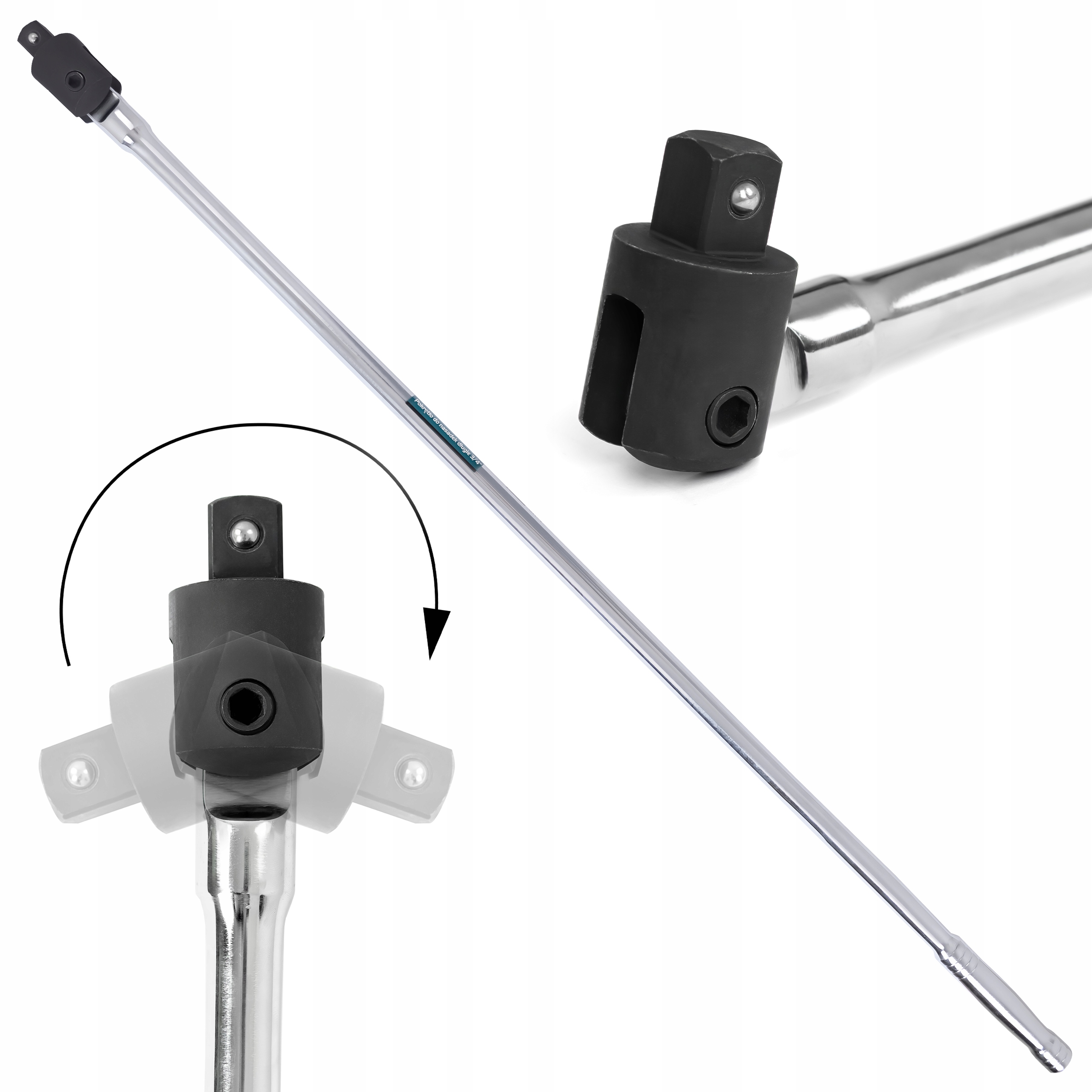 Pokrętło Uchylne Łamane 3/4 100cm Przegub Farys