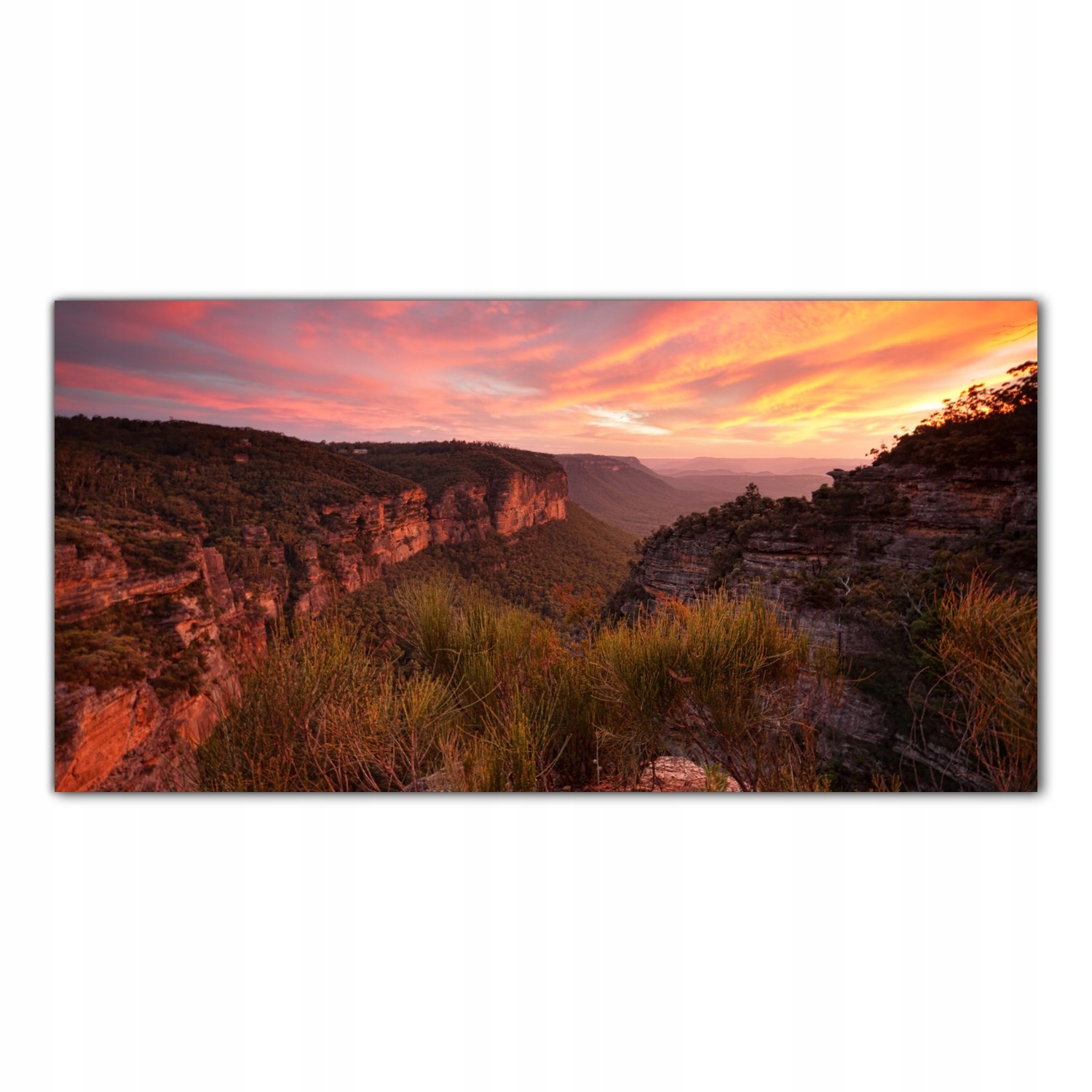 

Obraz na szkle Foto Krajobraz Zachód Słońca 140x70