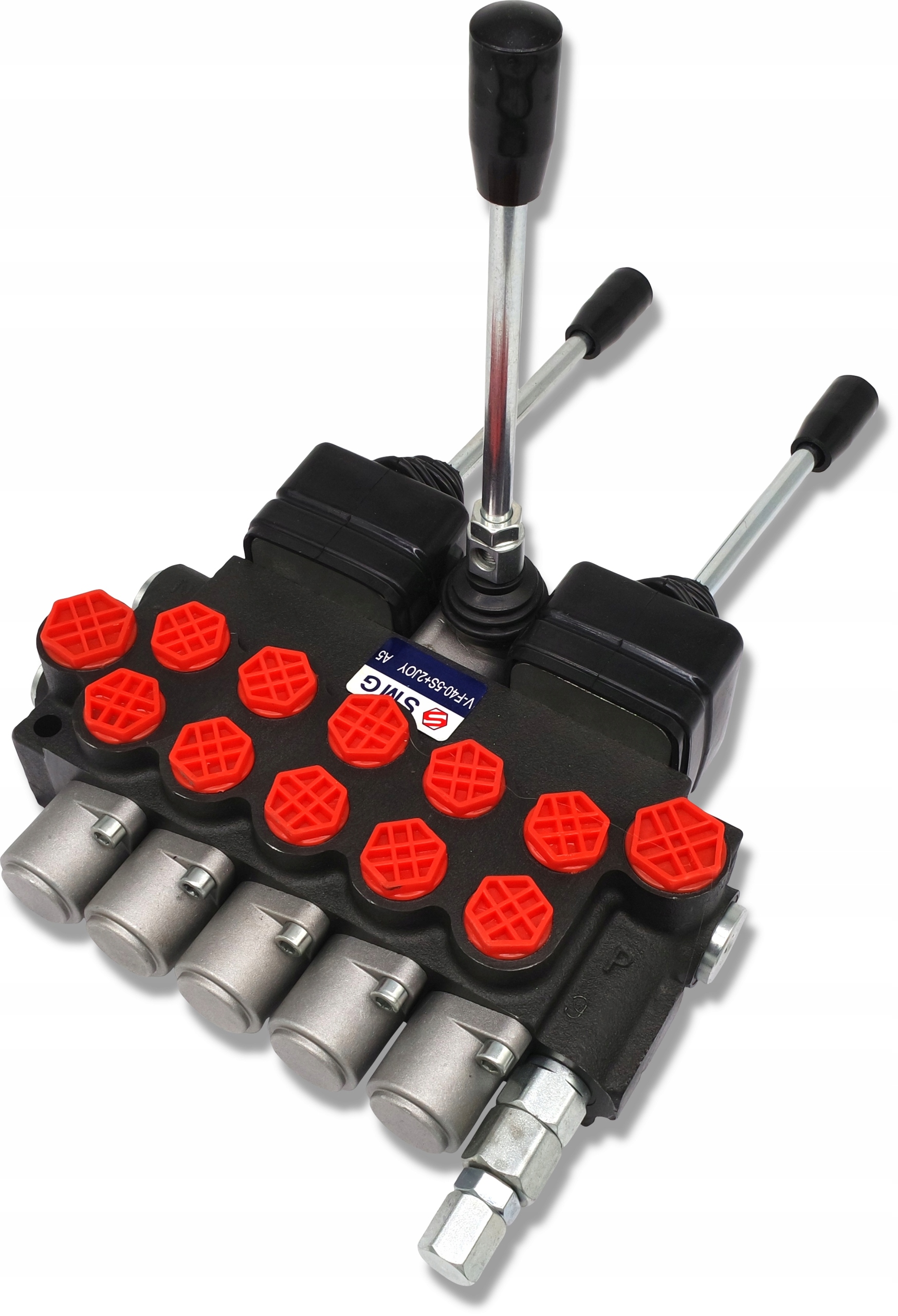 ROZDZIELACZ HYDRAULICZNY 5 SEK 40L Z JOYSTICKAMI