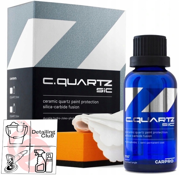 CARPRO CQUARTZ SIC PROSTA W APLIKACJI POWŁOKA CERAMIKA WĘGLIK KRZEMU 100ML