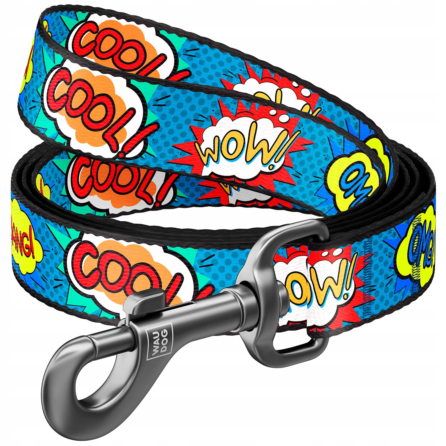 

Smycz dla psa, rysunek Wow, 122 cm 25 mm