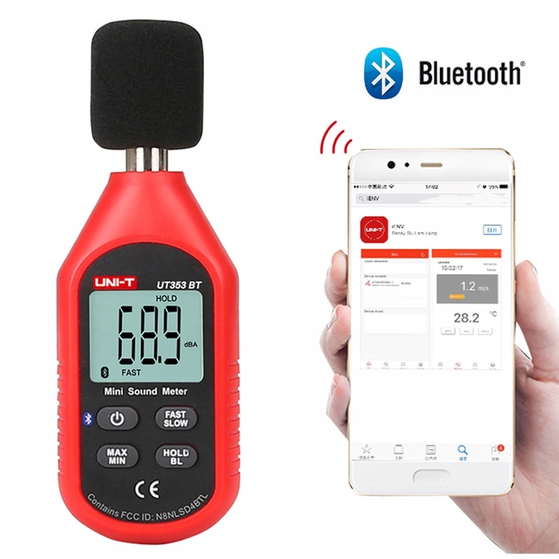 UNI-T UT353BT Mini Sound Level Meter/Bluetooth Stan opakowania oryginalne
