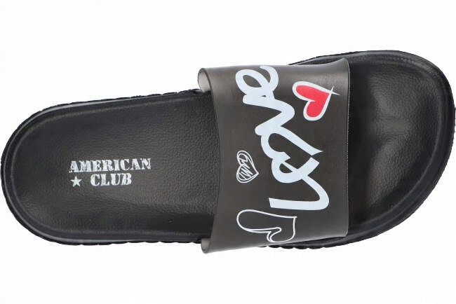 

American Club NH56 Klapki Piankowe Basenowe Bk 38