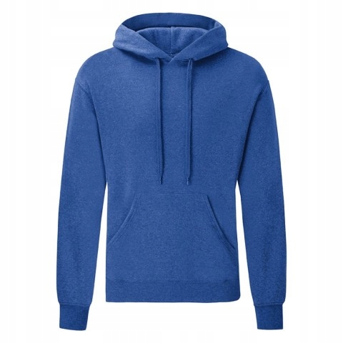 Pánská mikina s kapucí Hooded Sweat Fruit of the Loom Retro Royal XL