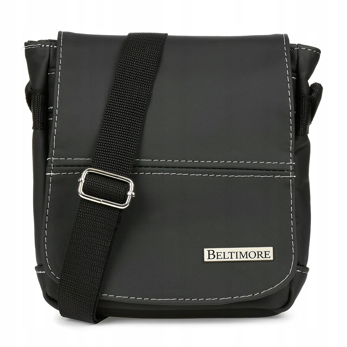 Malá pánská taška s klopou z přírodní kůže Beltimore