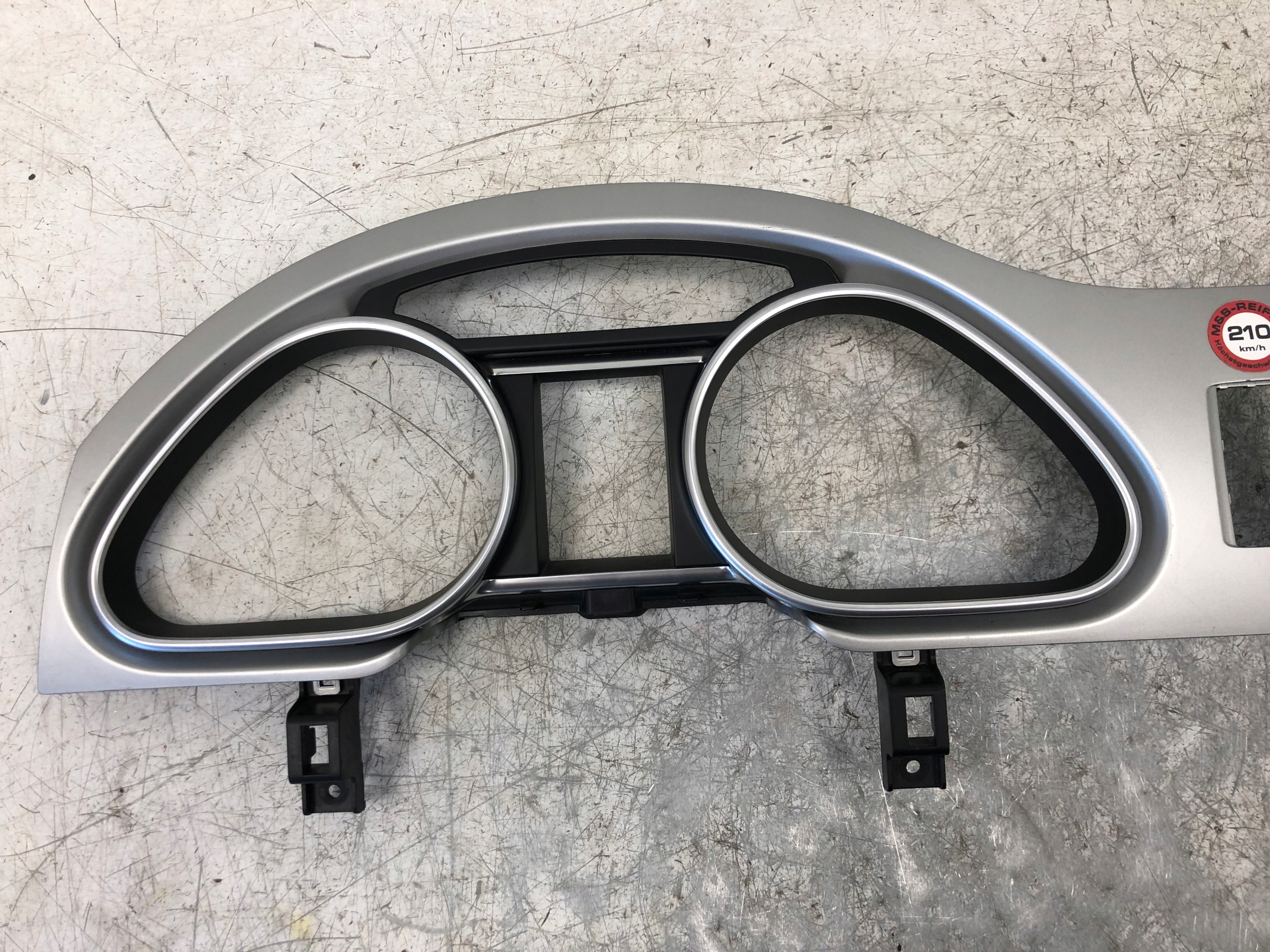 Châssis DEKOR Instruments tachymètre compte tours Console AUDI Q7 4L1857115K