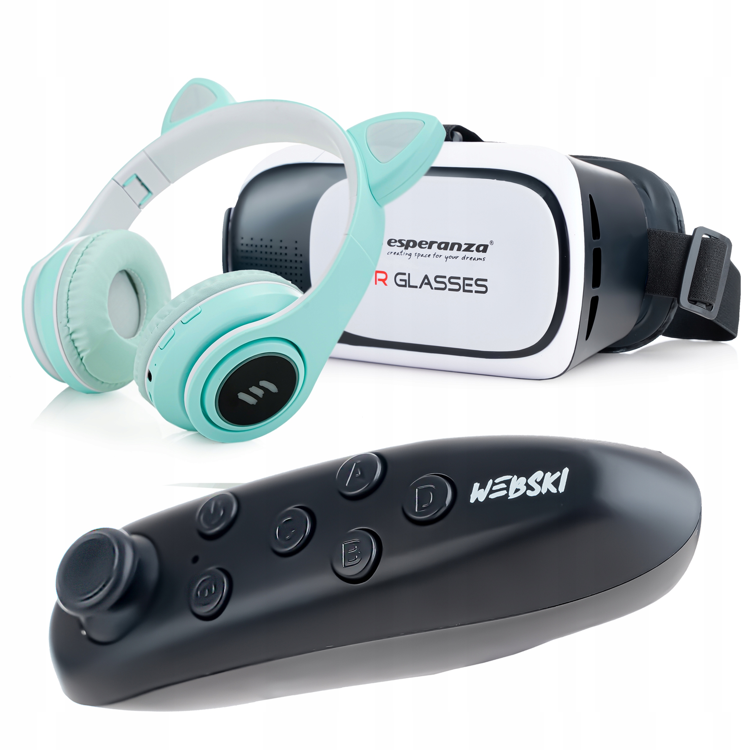 WIRTUALNA RZECZYWISTOŚĆ GOGLE 3D OKULARY VR PILOT