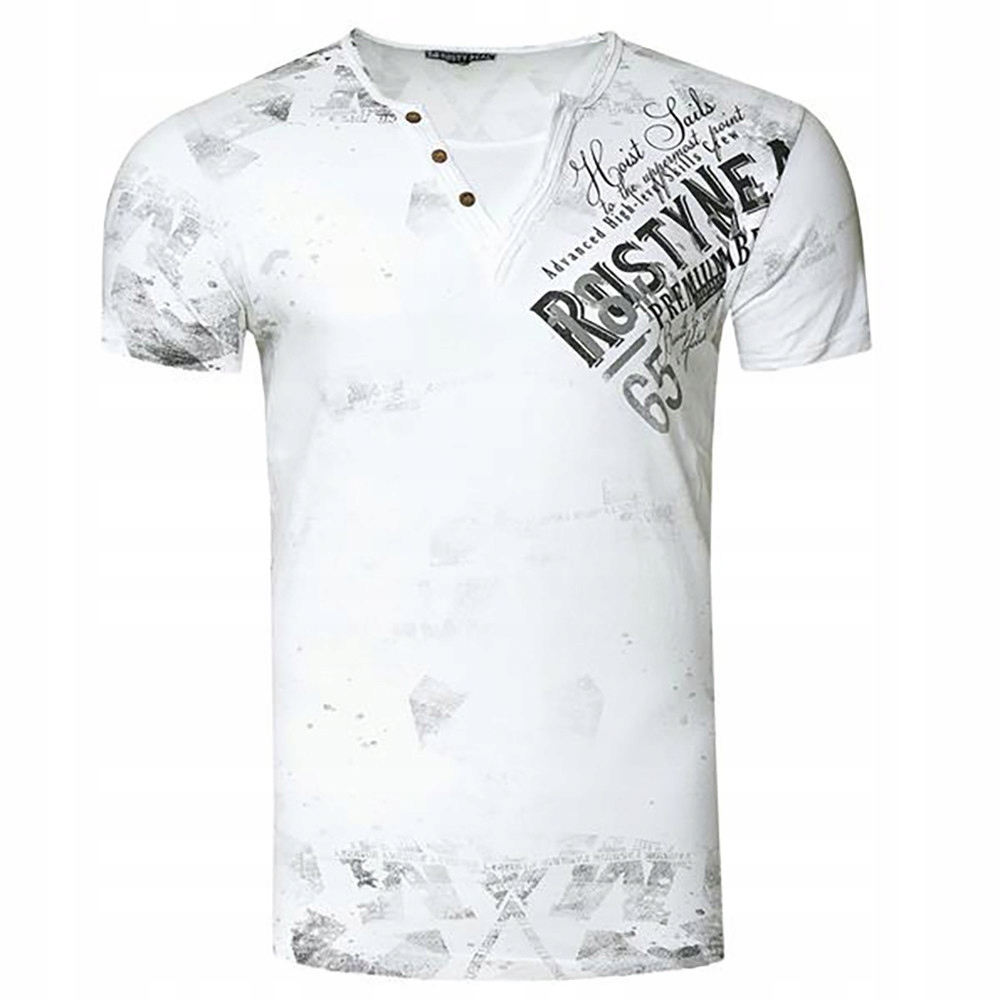 Rusty Neal tričko pánské 15240 regular fit 4XL bílá