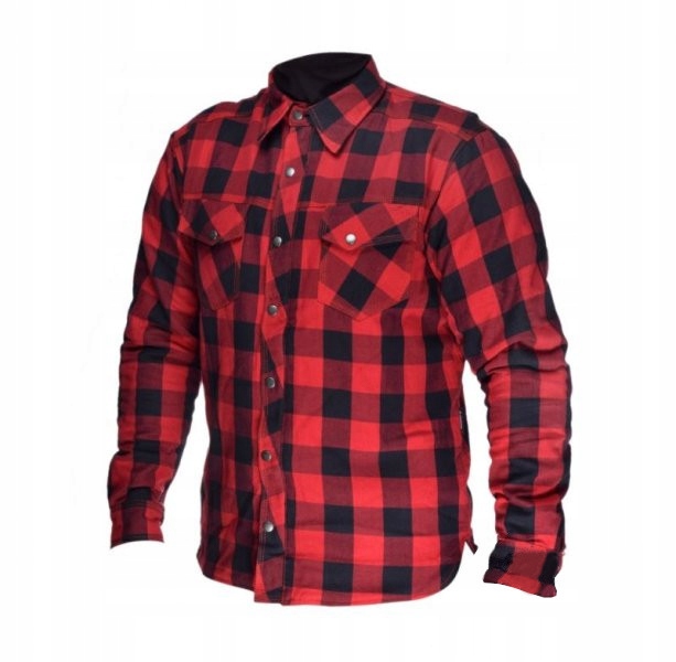 KOSZULA MOTOCYKLOWA LEOSHI CZERWONO - CZARNA L