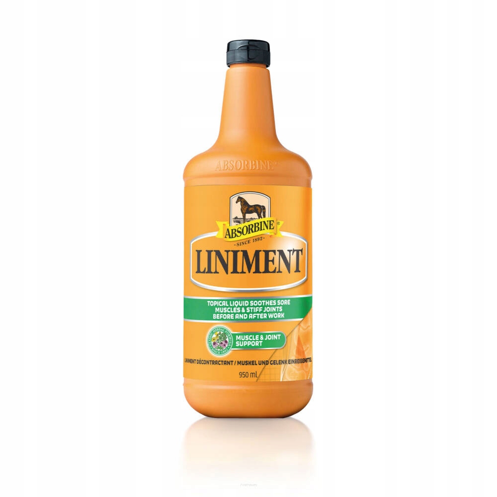 Absorbine Liquid Embrocation Liniment wcierka rozgrzewająca dla koni 950 ml