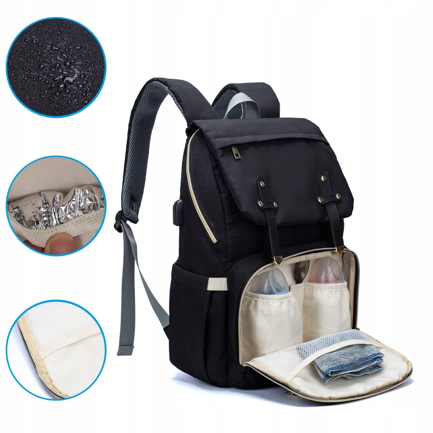 TORBA, PLECAK DLA MAMY DO WÓZKA, ORGANIZER, KOLORY Kod producenta PLOR3