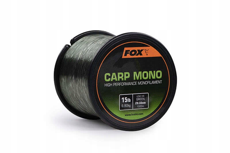 Żyłka Fox Carp Mono 0,38mm 20lb 9,07kg ciemnozielona 850m