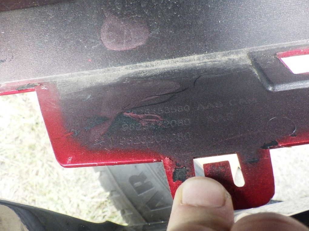 PEUGEOT 208 II 2 P21 19- bumper rear rear part