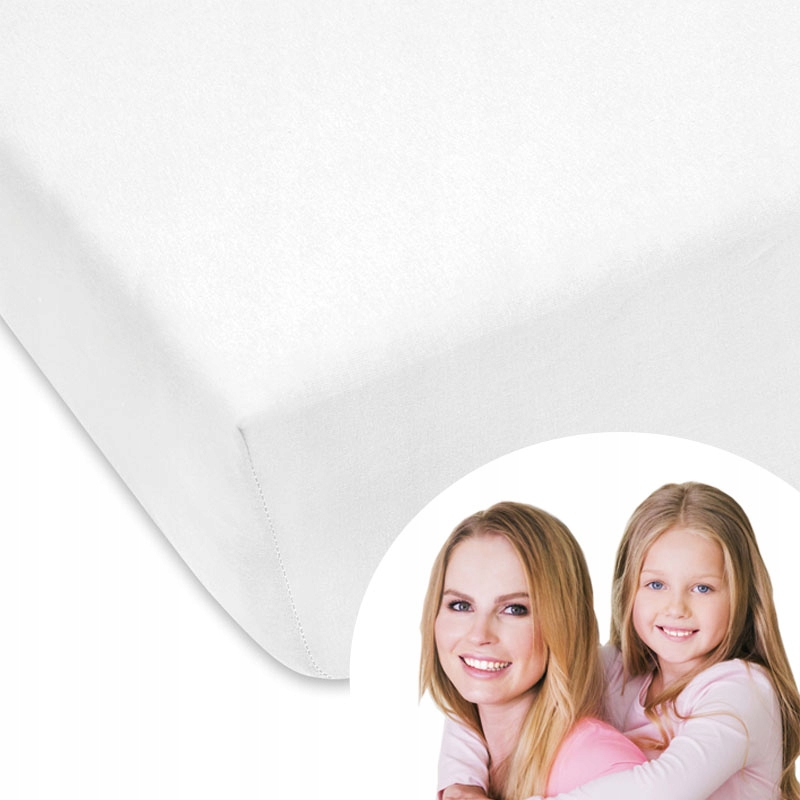 

Prześcieradło Białe Z Jersey Gumką Na Tapczan