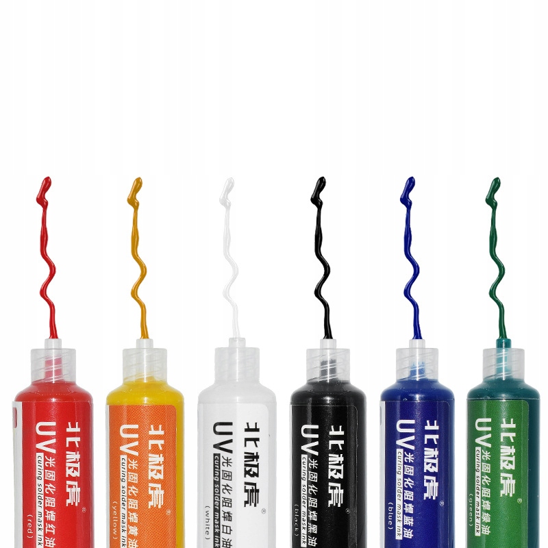 ZESTAW SOLDERMASKA NIEBIESKA DO PŁYTEK DRUKOWANYCH PCB UV LAMPA UV Kod producenta ZESTAW-7MKK-YC28