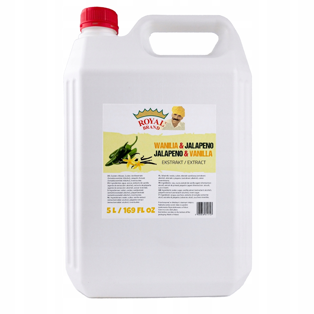 Extrakt vanilka a chilli jalapeno Royal Brand 5 l
