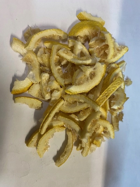 Levně citron lyofilizovaný, čtvrtky 1 kg Rafex