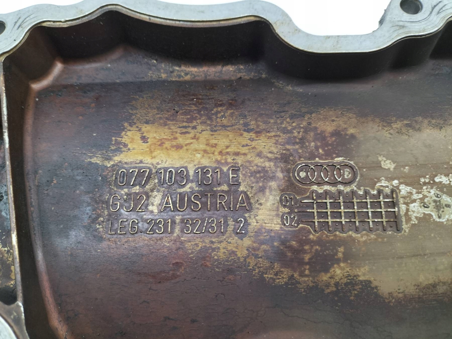 kryt BLOKU MOTORU 4.2 V8 077103131E Audi A8 II (2002-2010) D3