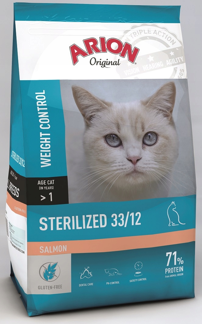 

Arion Original Cat Sterilized 33/12 Salmon 7,5kg