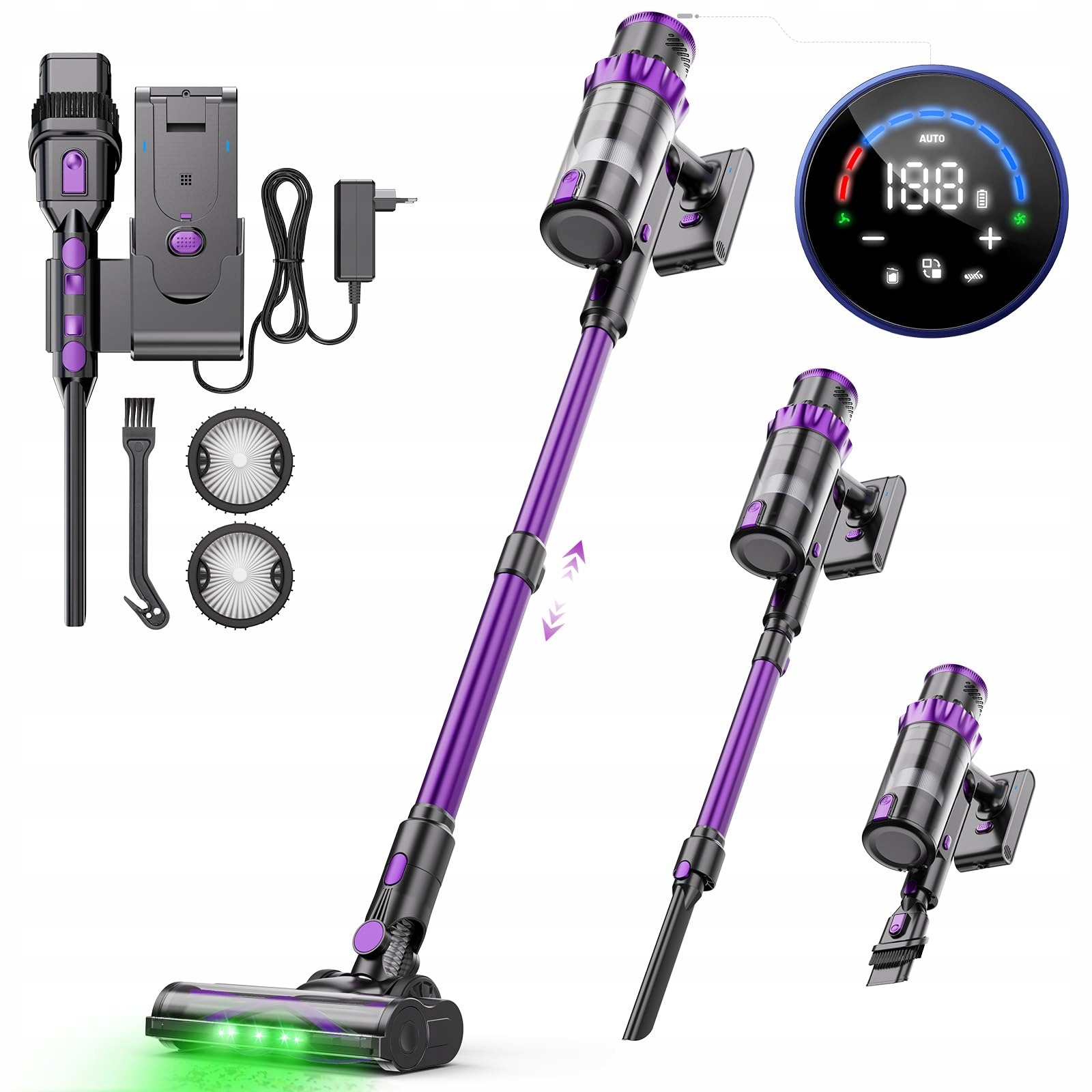 Odkurzacz ręczny EUARY C16B-R UWAGA kolor czerwony