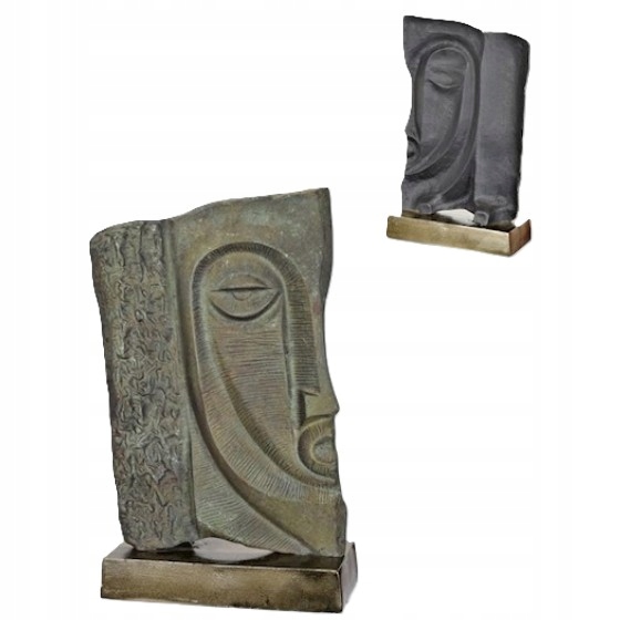 Socha Figúrka Moderná Tvár Aluminium Abstraktná Dekorácia Umenie