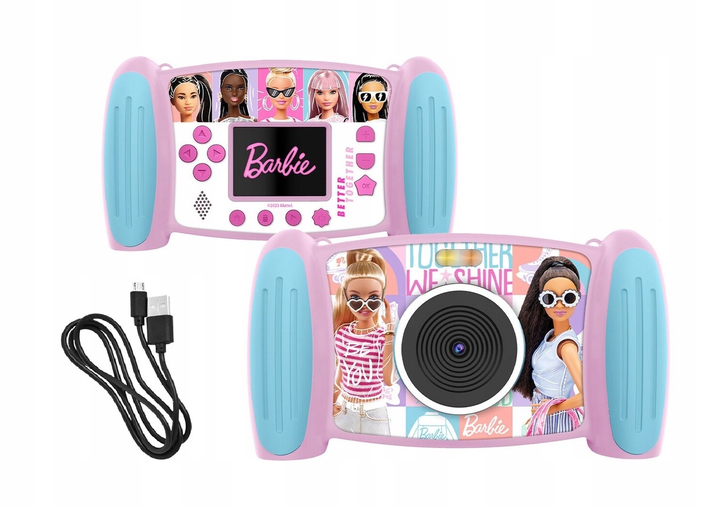 Interaktivní kamera 5MP Fhd 1080P 4x Zoom MP3 pro dítě Barbie