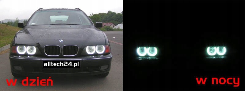 RINGI CCFL BMW E46 HALOGEN ANGEL EYES KOMPLET Typ samochodu Samochody osobowe