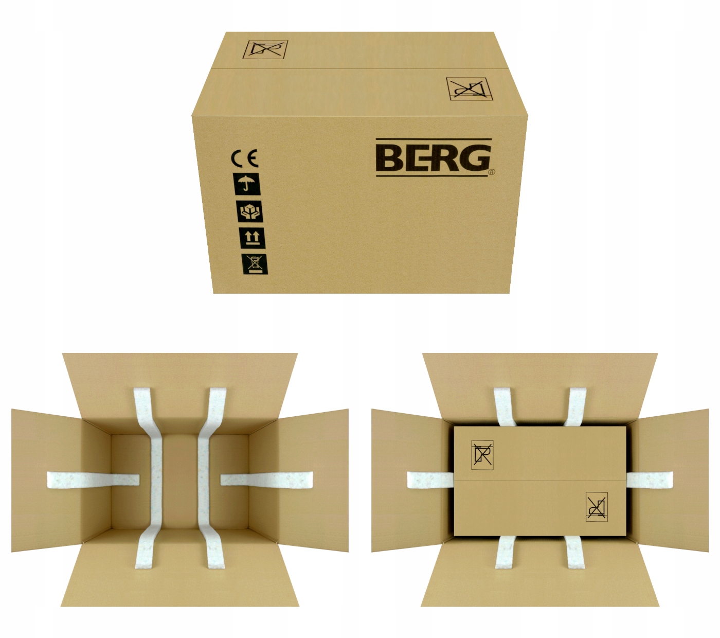 Okap kuchenny BERG MAESTRO Szkło 593m³/h Timer LED Model Maestro 52