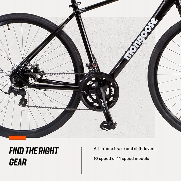 Rower Mongoose Gravel Define 700C czarny M 28' 14 Microshift R8 Stan opakowania oryginalne