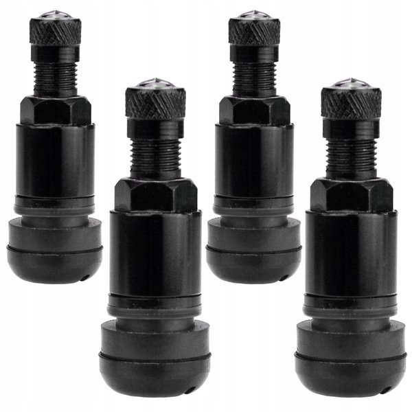 

Zawór skręcany do felg Alu Ms 525 Długi Black 4szt