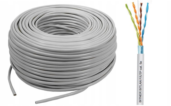 Bitner F/UTP kábel kat. 5e 1 m Gyártó Bitner