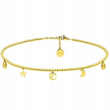 Dámský ocelový náhrdelník WA380G Manoki