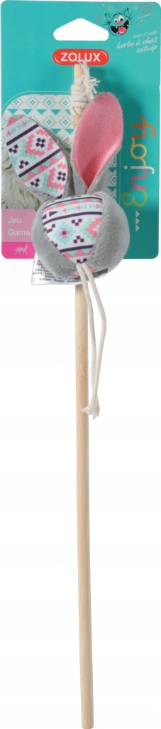 

Zolux Zabawka dla kota wędka Kali piłka kol. szary