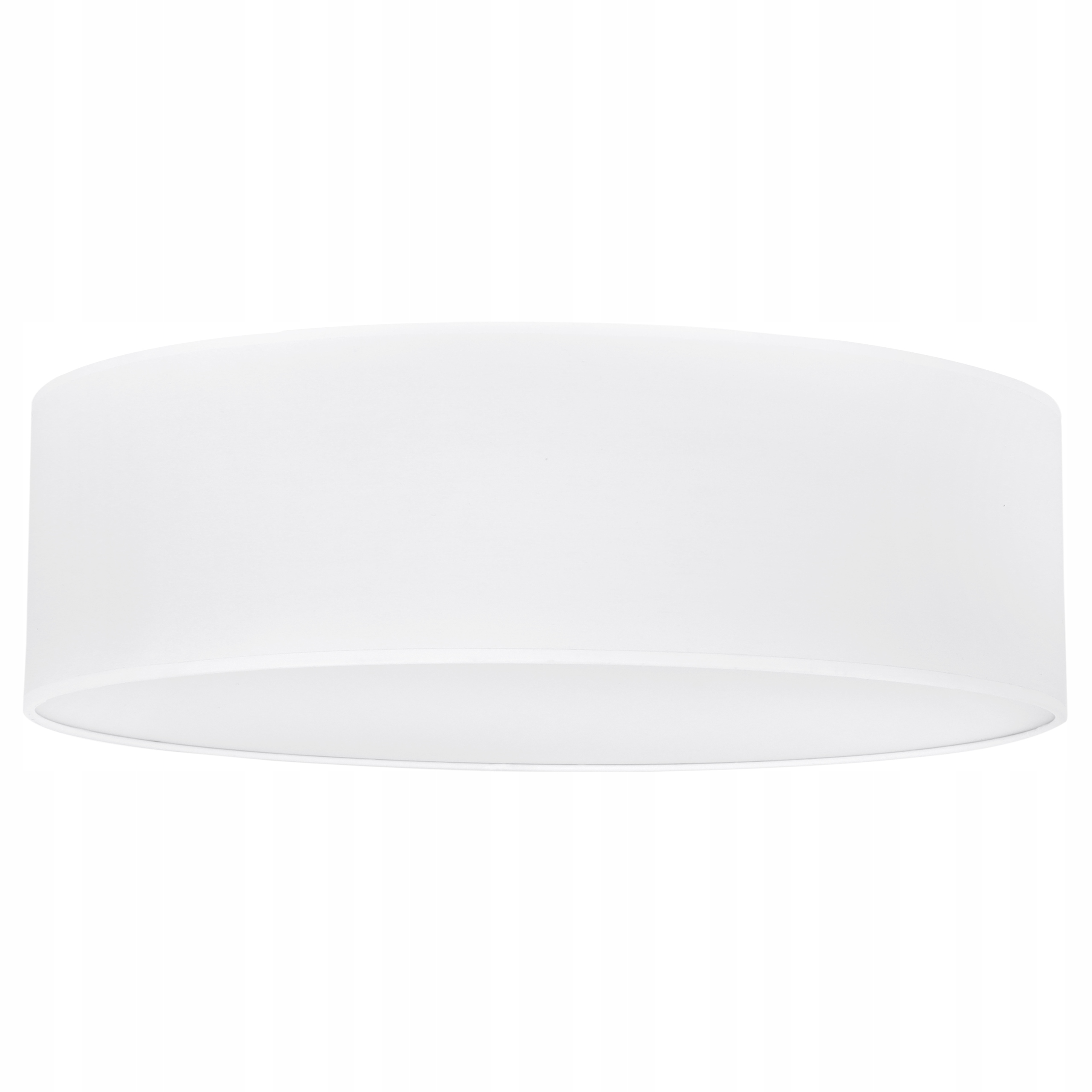 Stropná Lampa Stropné Svietidlo Okrúhla S Veľkým Bielym Tienidlom Z Bavlny Do Izby