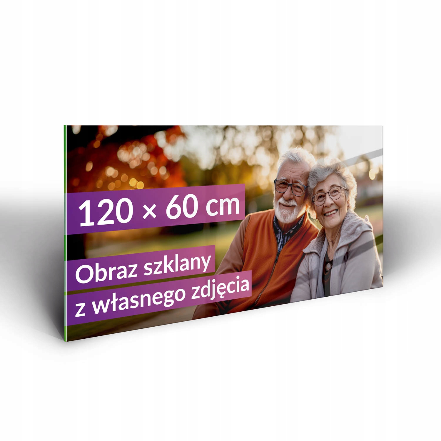 Udělejte si originální Dárek Personalizujte si svůj vlastní skleněný obraz 120x60 cm