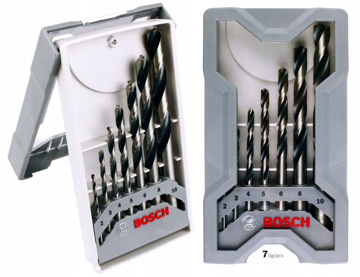 ZESTAW 7 wierteł do stali BOSCH HSS POINTTEQ
