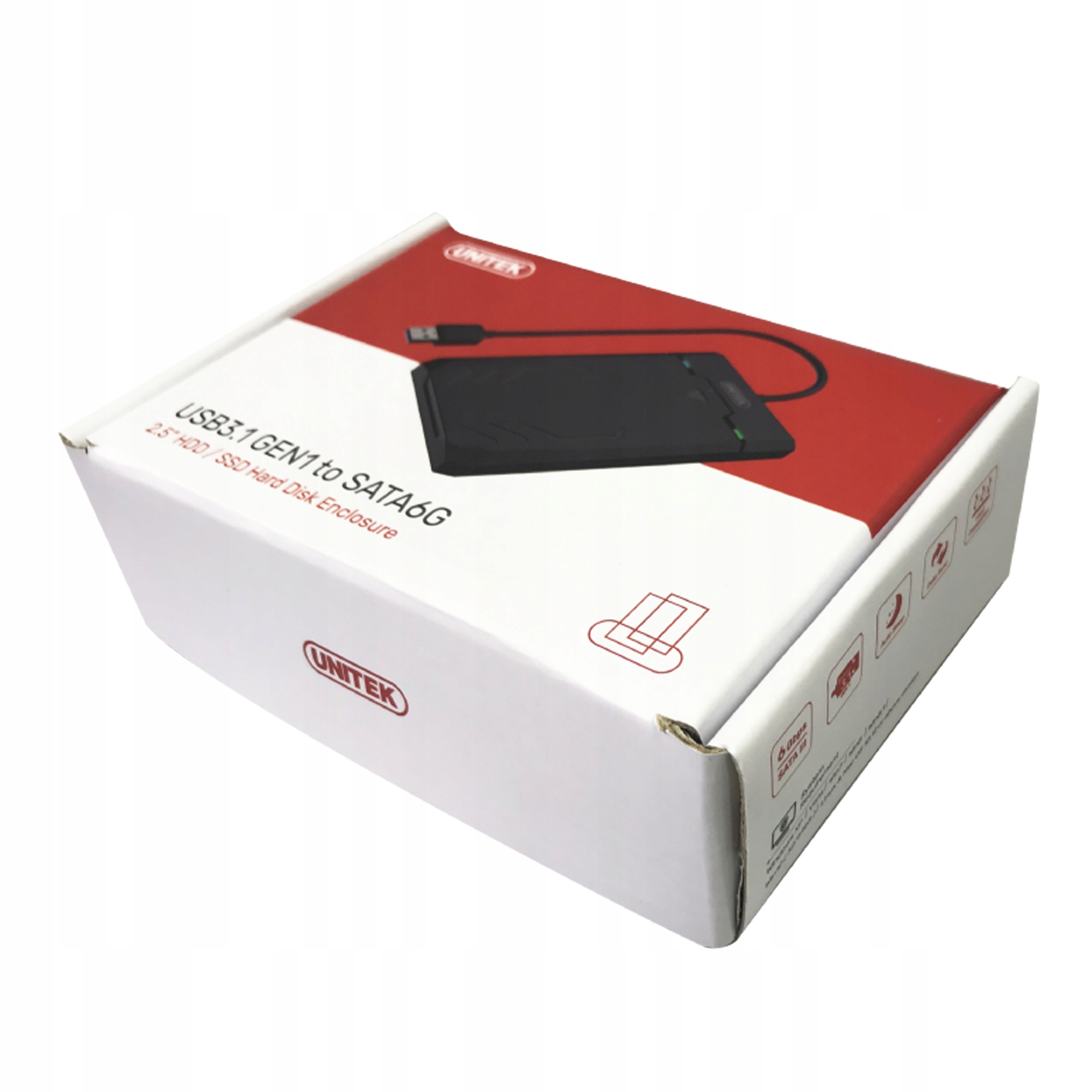 UNITEK OBUDOWA NA DYSK 2,5'' HDD SSD USB 3.1 SATA Producent Unitek