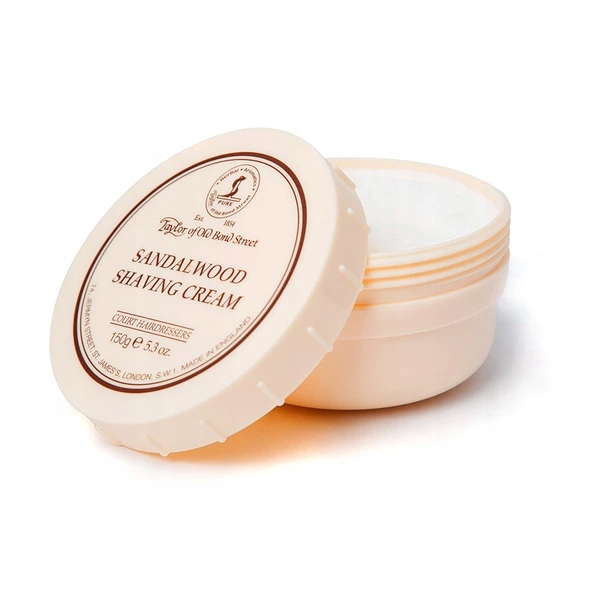 Taylor Sandalwood krém na holení 150 g v kelímku